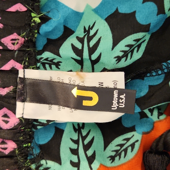 J Uptown Psychedelic Elastic Waist Palazzo Pants - Picture 10 of 12